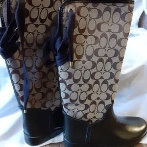 Coach rain boot